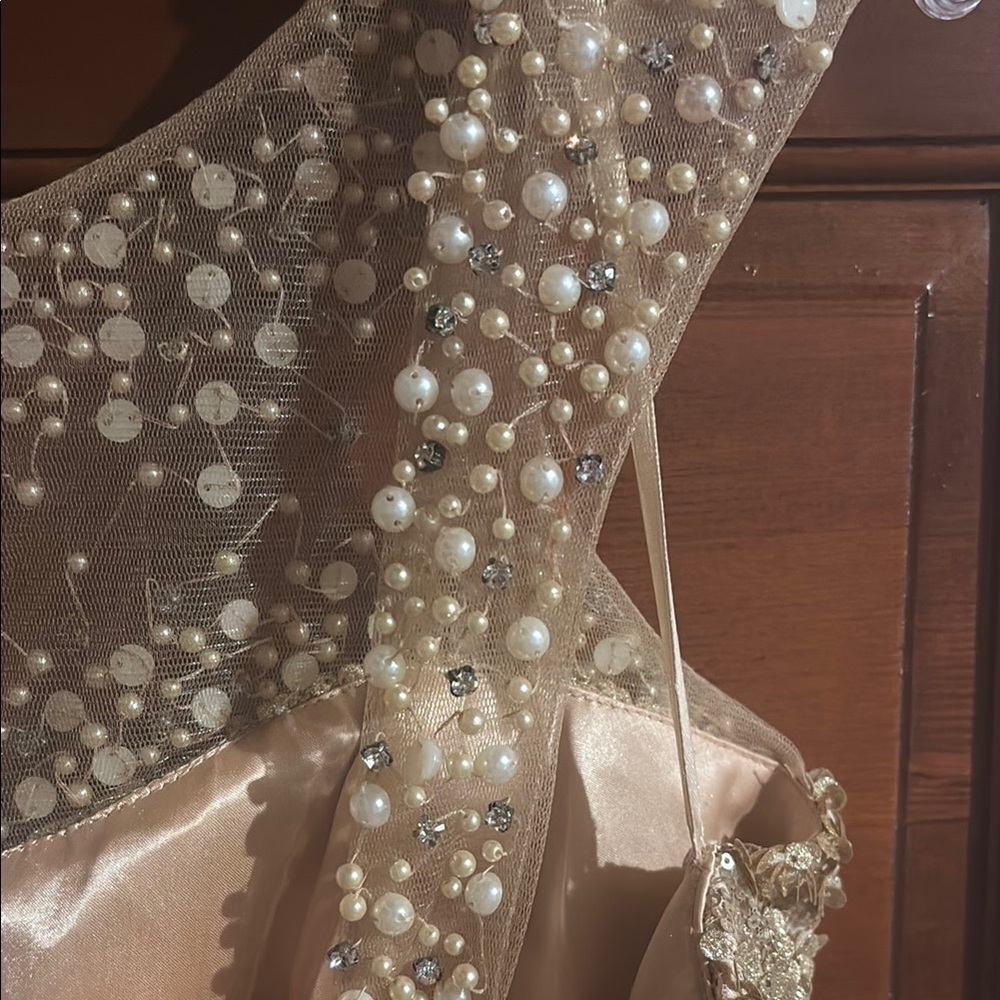 Dazzling Gold Sequin Mini Dress - image 4